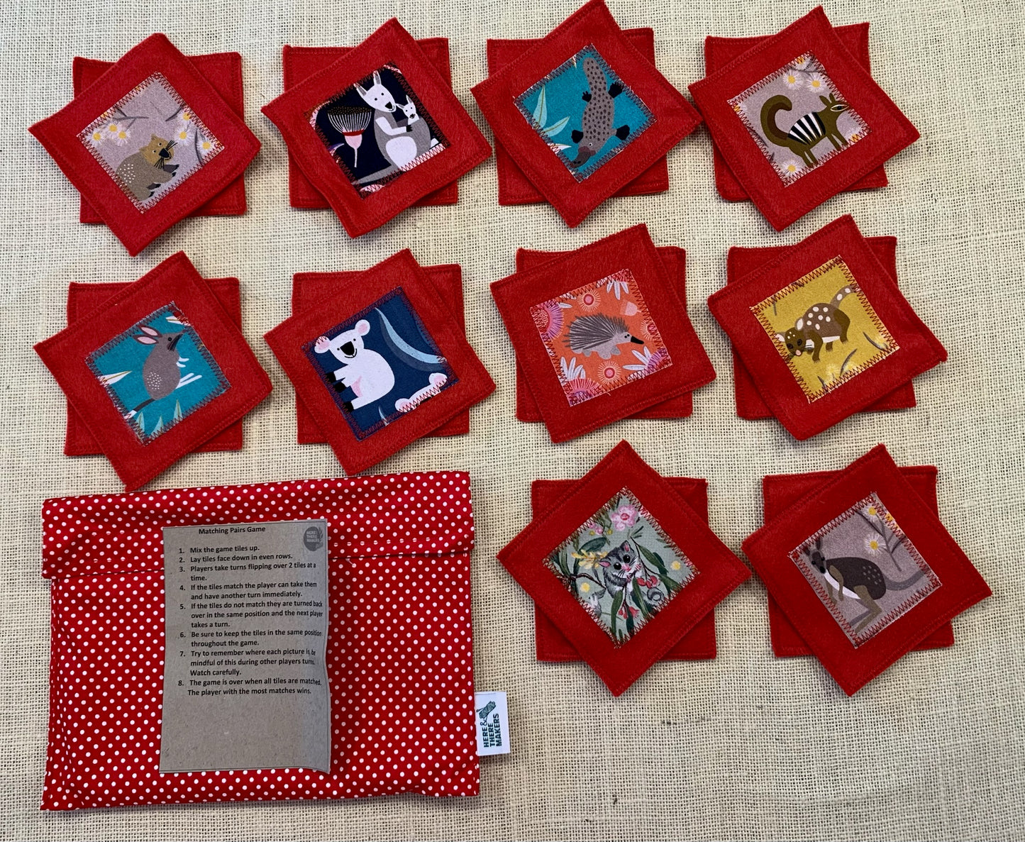 Matching Pairs Memory Game