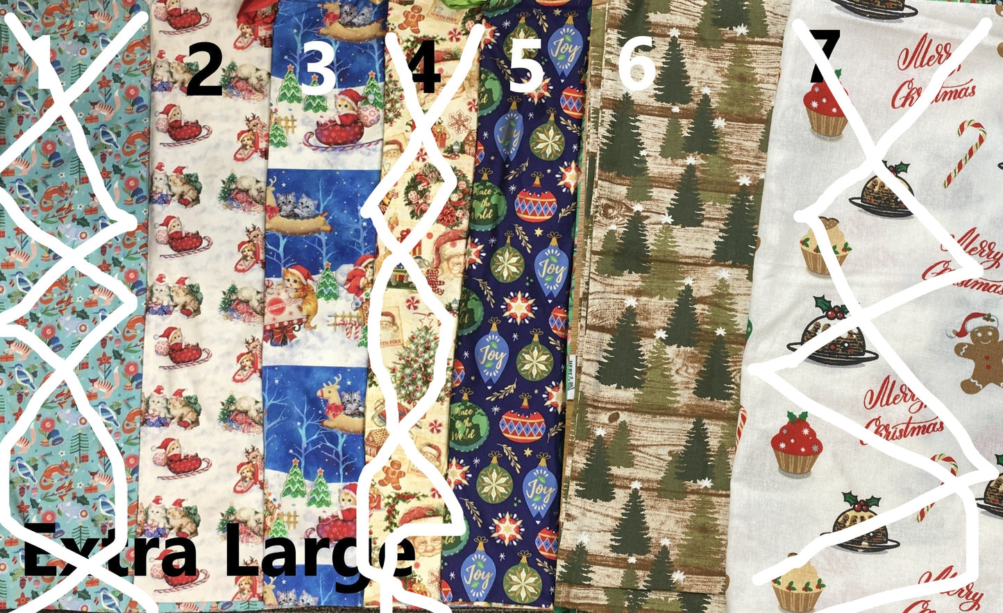 Christmas Drawstring Bags made by HTM