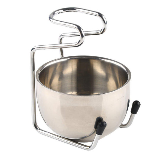 Shaving Stand and Bowl Stainless Steel - Here and There Makers