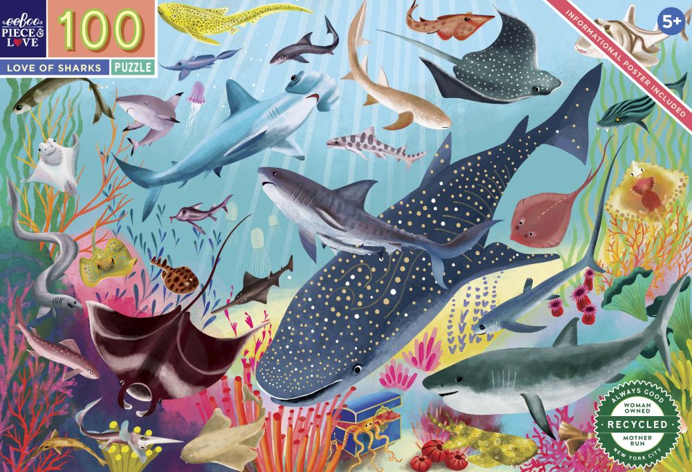 eeBoo 100 pc Puzzles