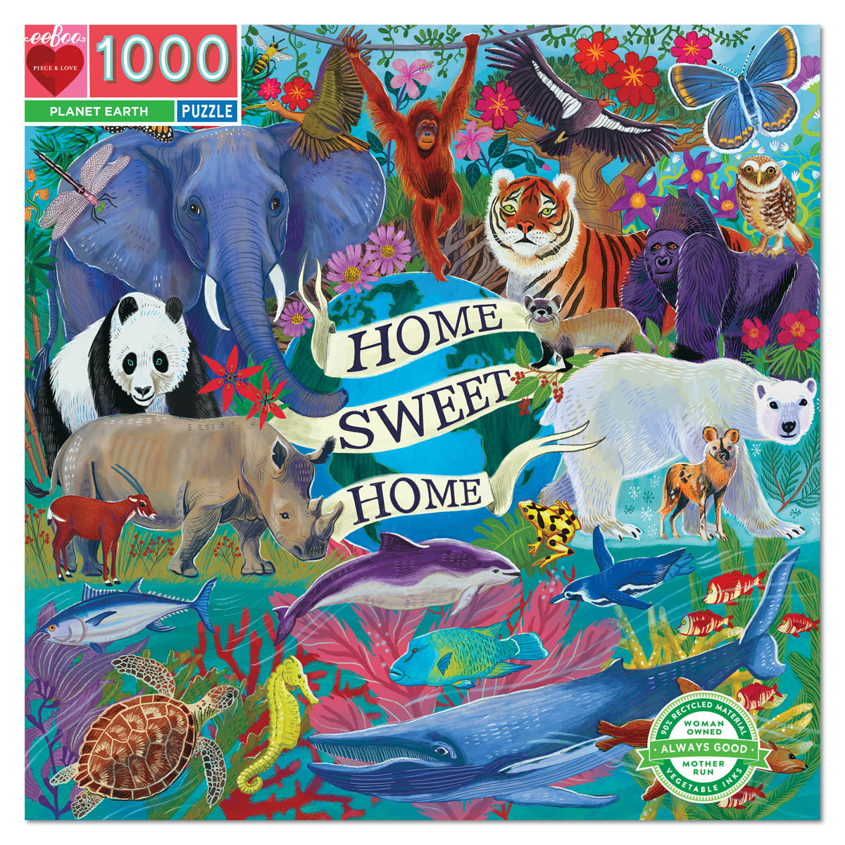 eeBoo 1000 pc Puzzles