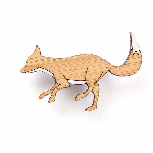 Brooch One Happy Leaf - 10% off sale - Here and There Makers