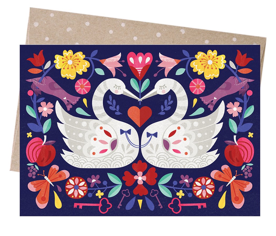 Greeting Card Designs - 155x110 Earth Greetings - Here and There Makers