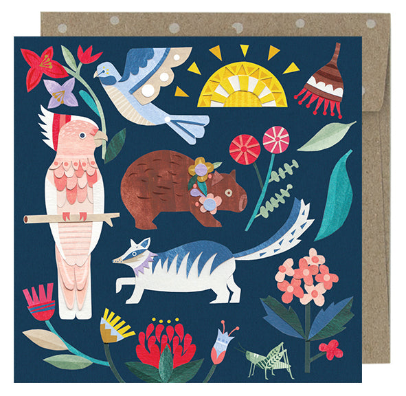 Mini Card  Designs Earth Greetings - Here and There Makers