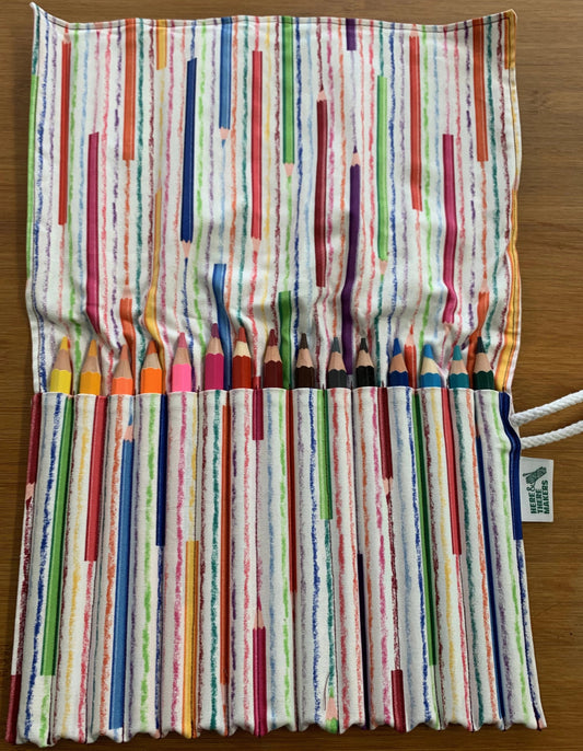 Pencil Rolls Hand Made - Here and There Makers