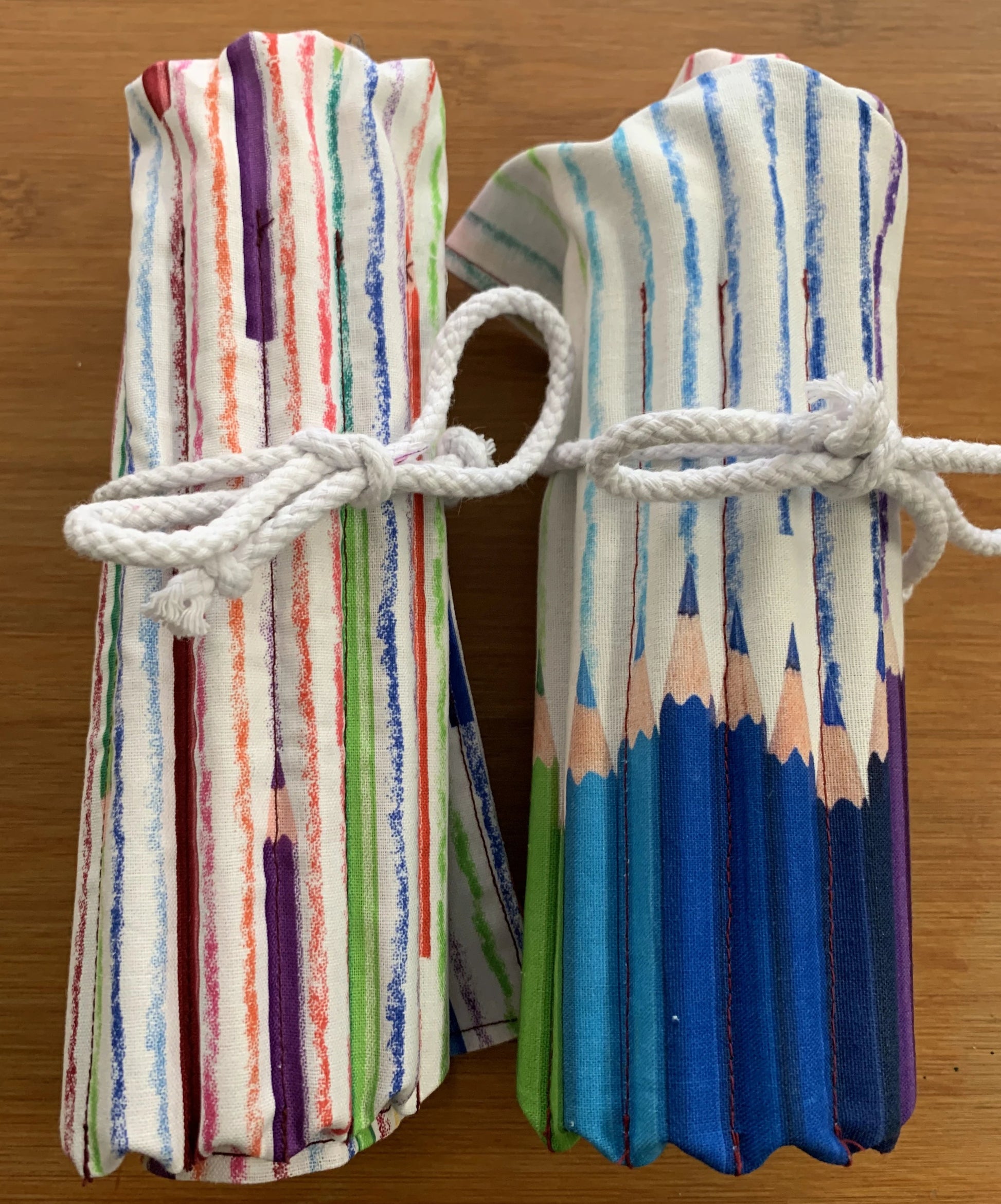 Pencil Rolls Hand Made - Here and There Makers