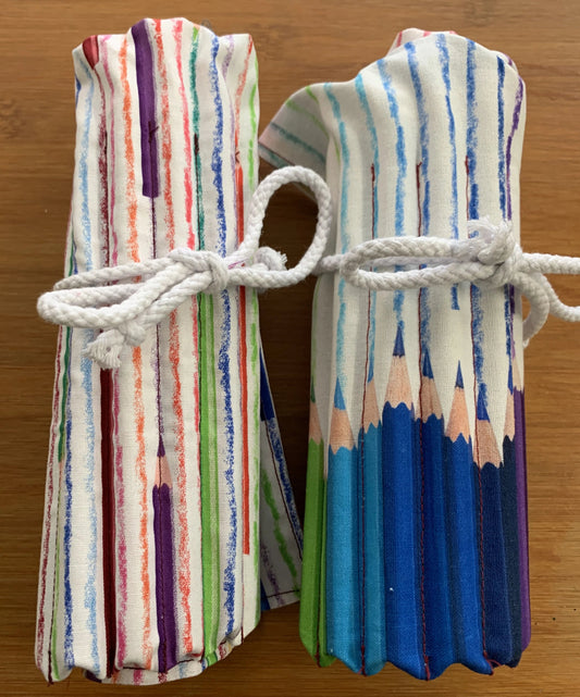 Pencil Rolls Hand Made - Here and There Makers