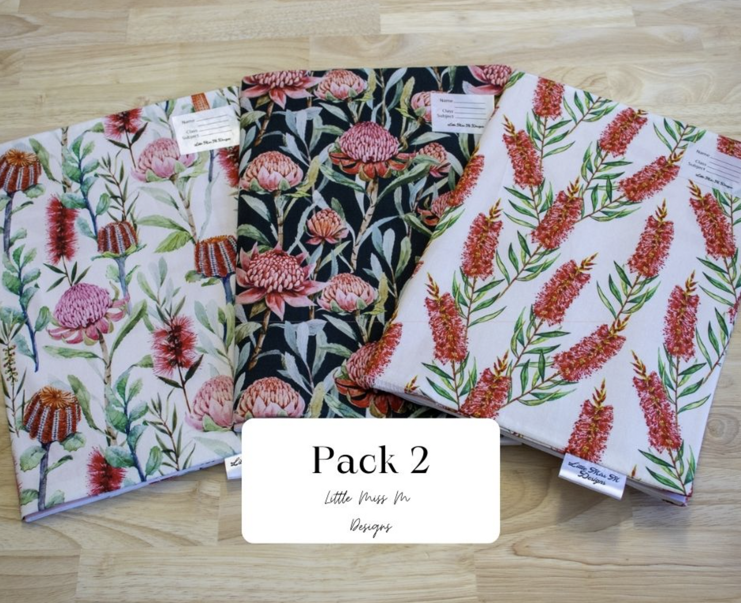 School and Notebook Book Covers 3 Pack