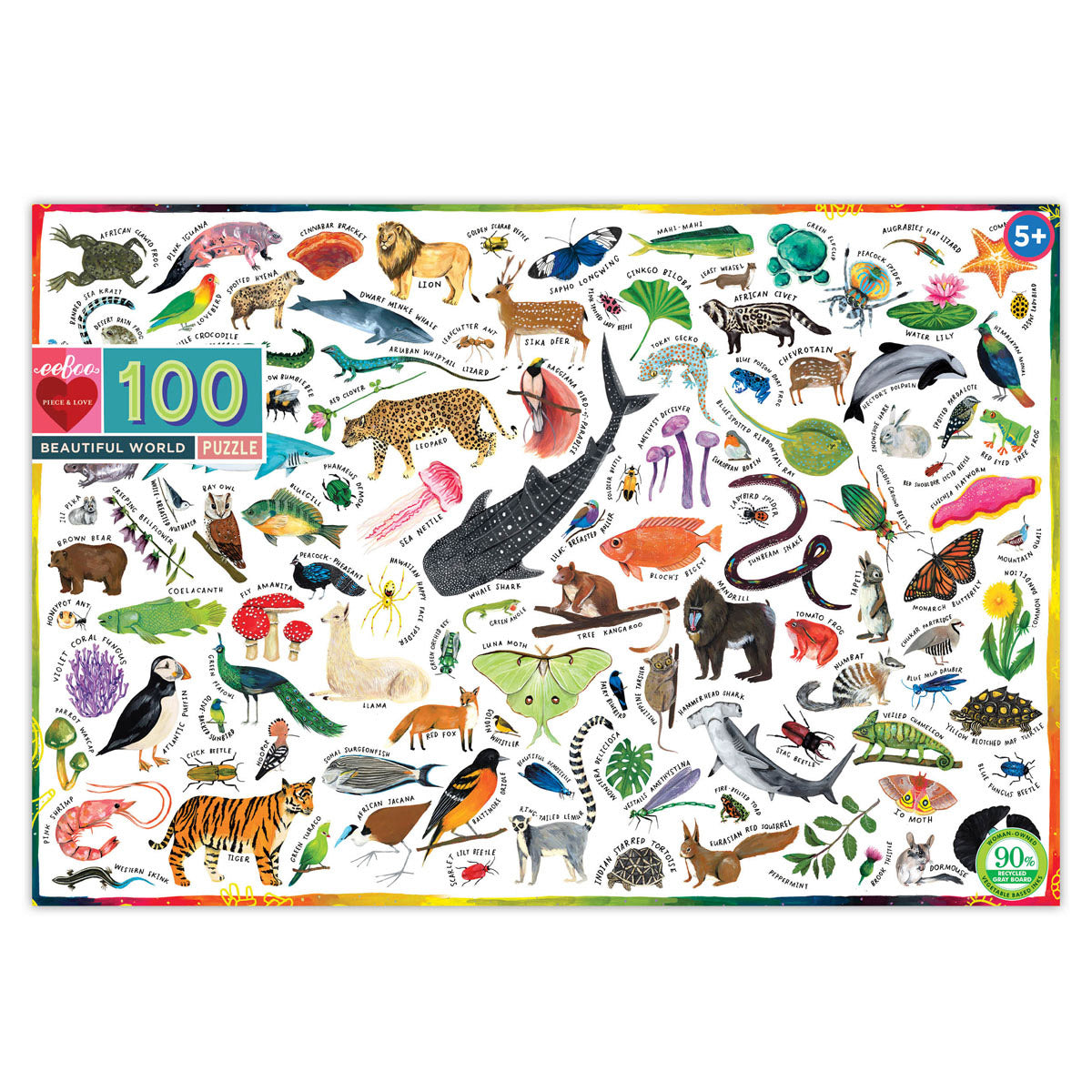 eeBoo 100 pc Puzzles