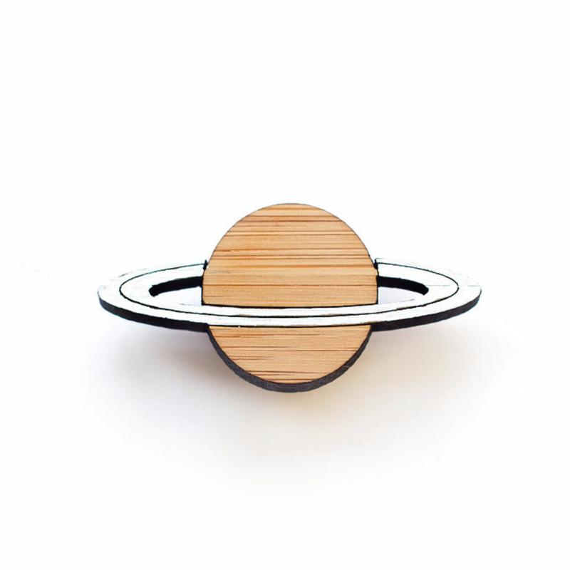 Brooch One Happy Leaf - 10% off sale - Here and There Makers