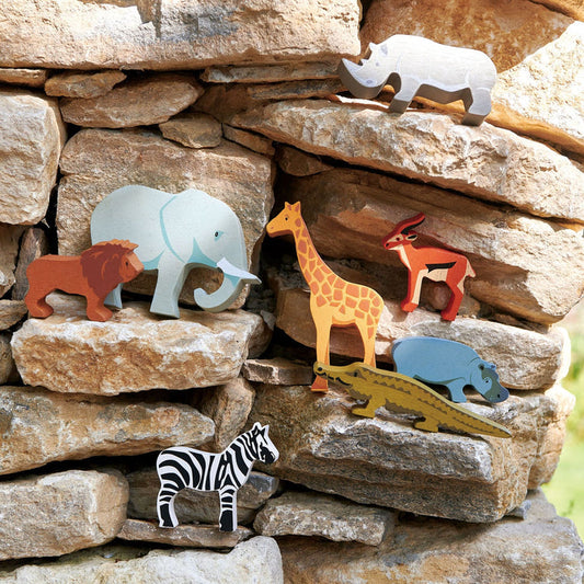 Individual Wooden Animals - Safari