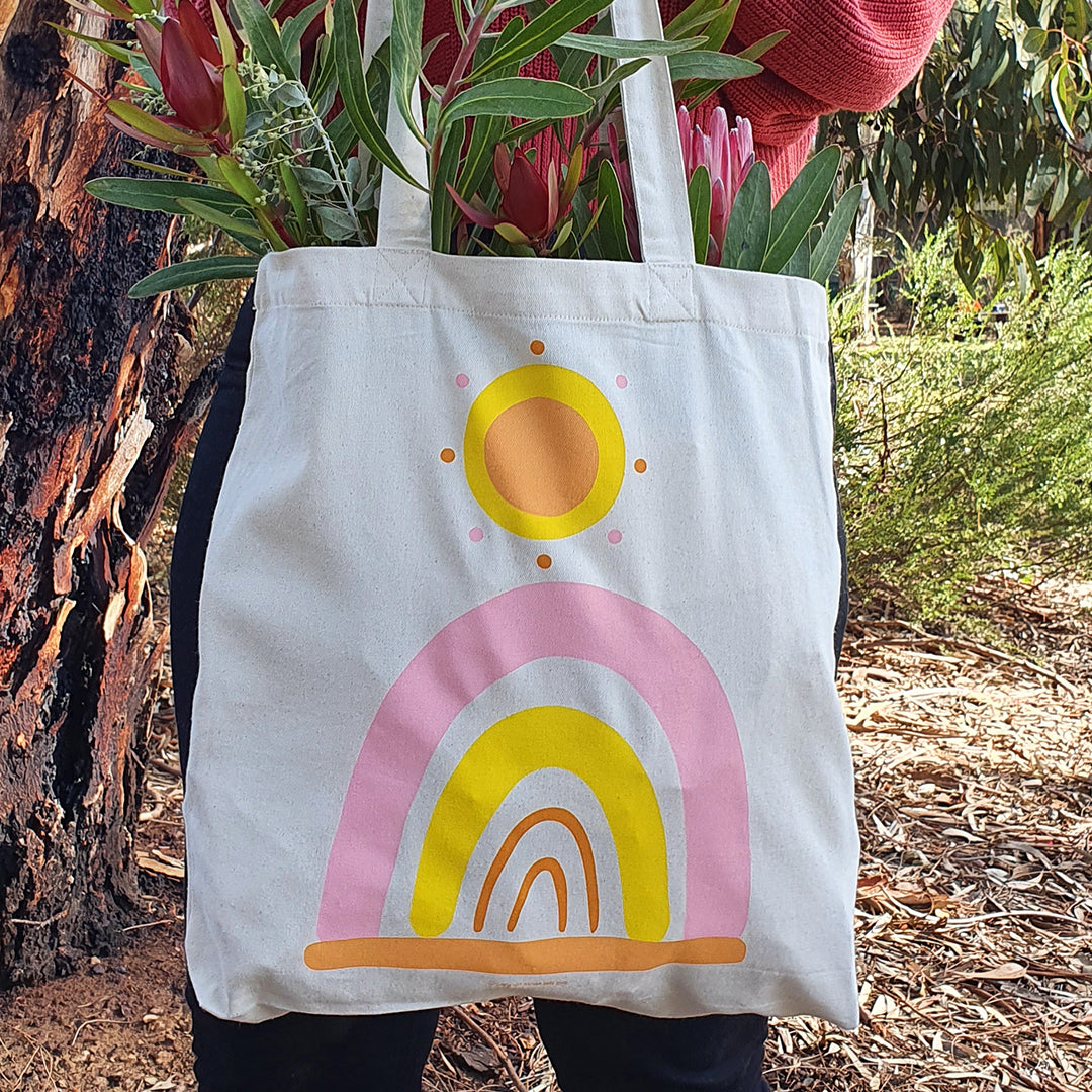 Tote Bag Organic Cotton - Here and There Makers