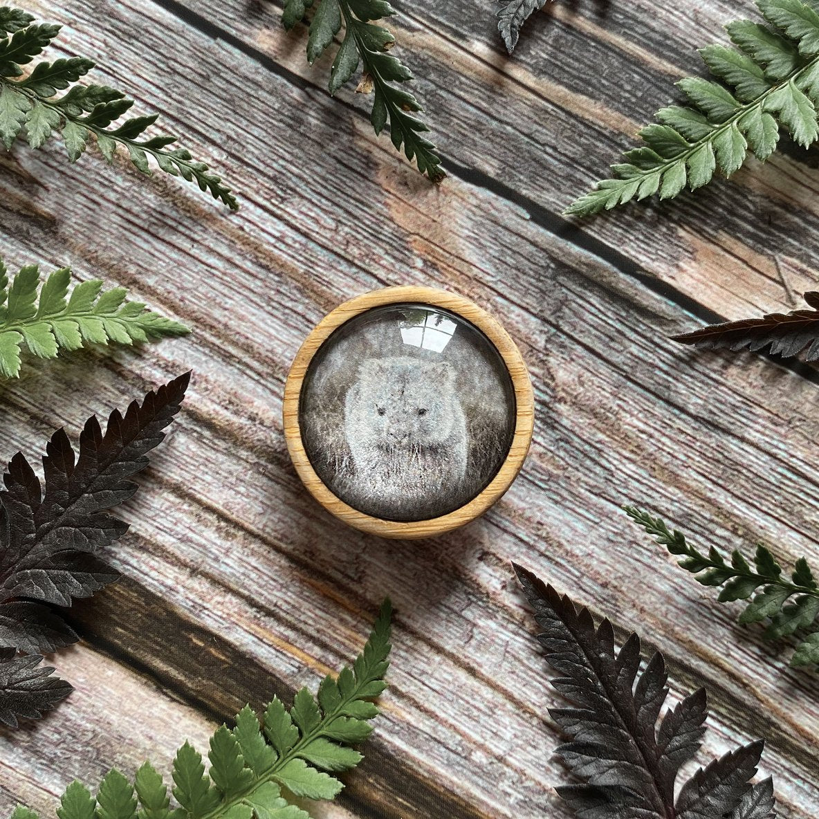 Brooch Myrtle & Me Tasmania - 10% off Sale - Here and There Makers