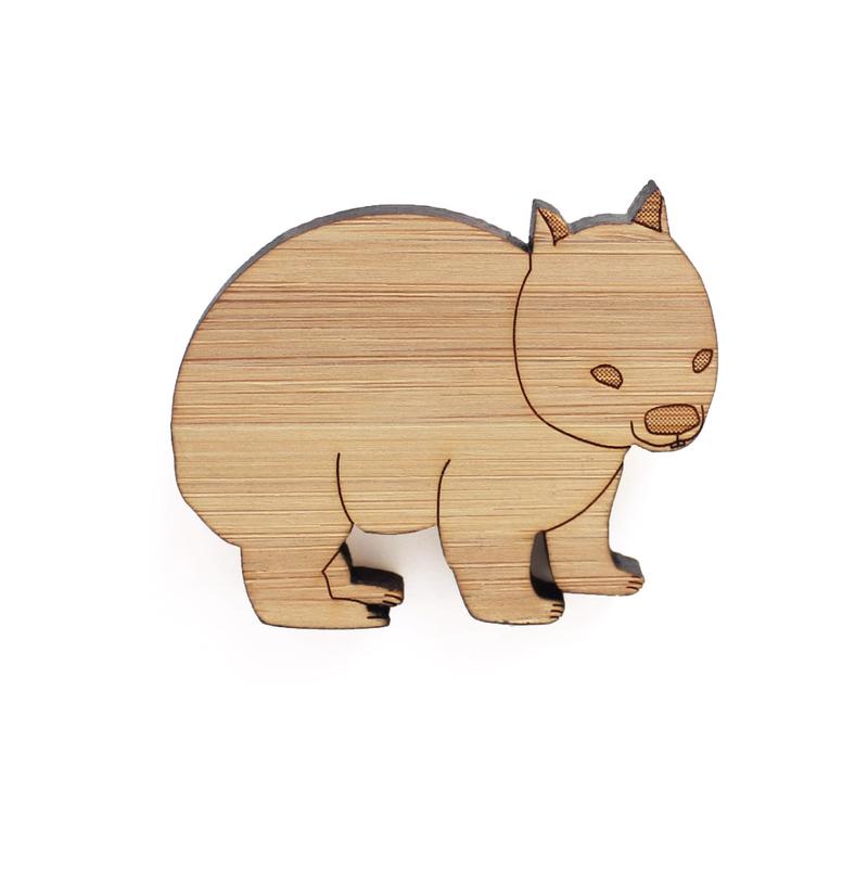 Brooch One Happy Leaf - 10% off sale - Here and There Makers