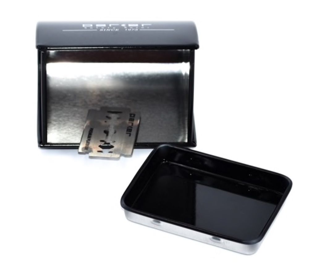 Razor Blade Disposal Bank - Metal - Here and There Makers