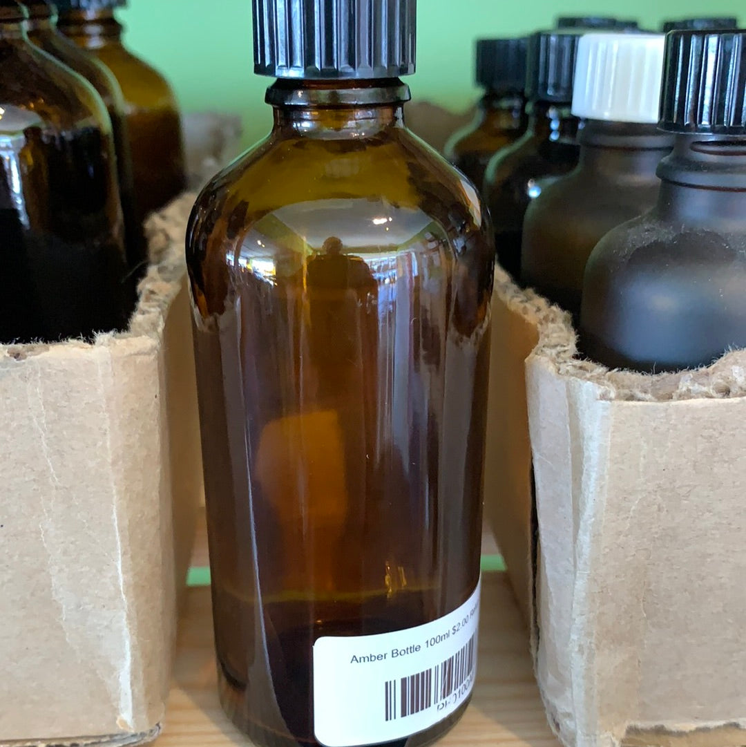 Pharmacy Bottle Amber Glass - Here and There Makers