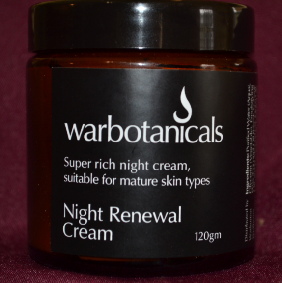 Night Renewal Cream 120g Warbotanicals - Here and There Makers