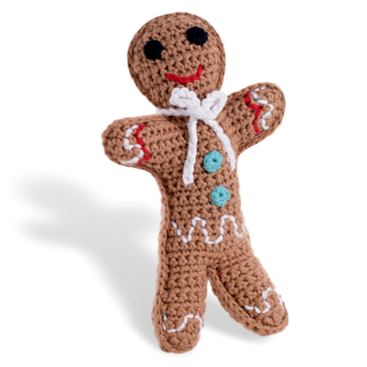 Gingerbread Man Rattle - Here and There Makers
