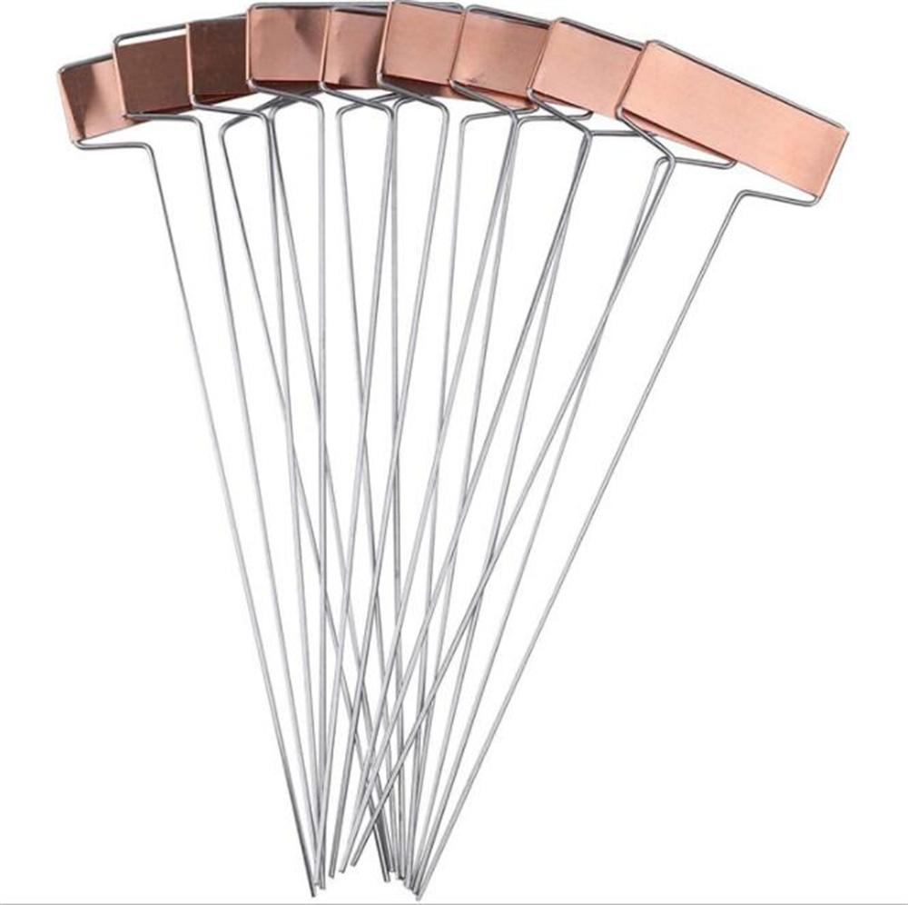 Copper Metal Plant Tags Labels Rainproof 10"