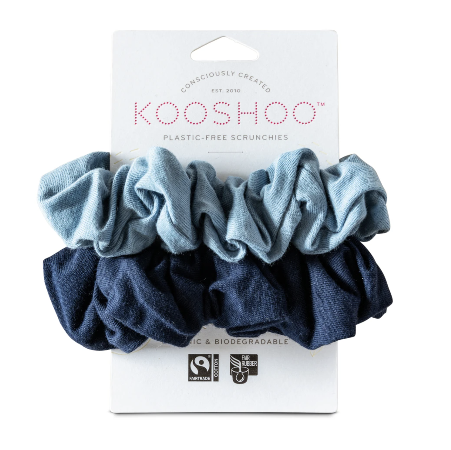 Scrunchies 2pk - KOOSHOO Organic - Here and There Makers