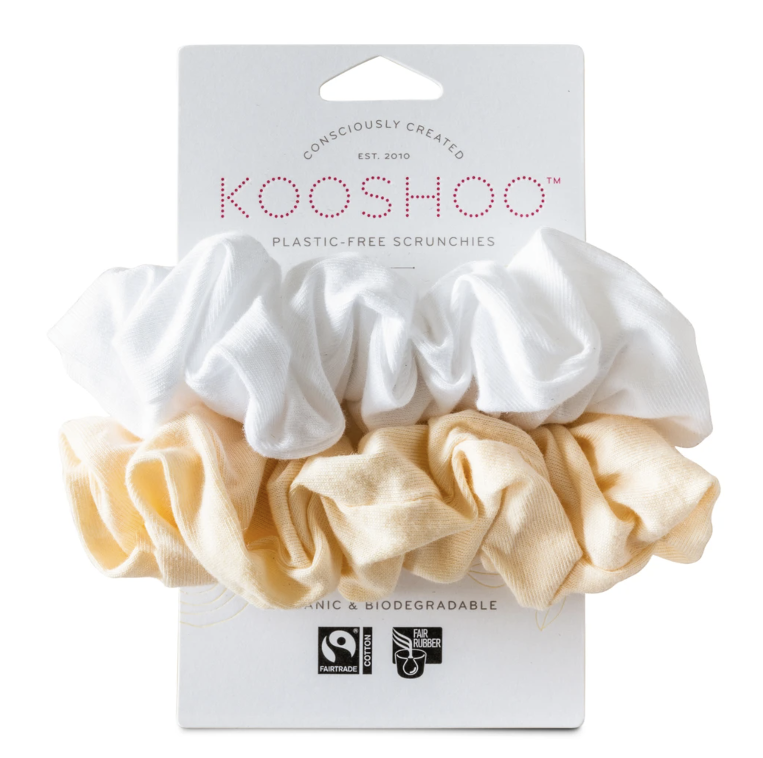 Scrunchies 2pk - KOOSHOO Organic - Here and There Makers