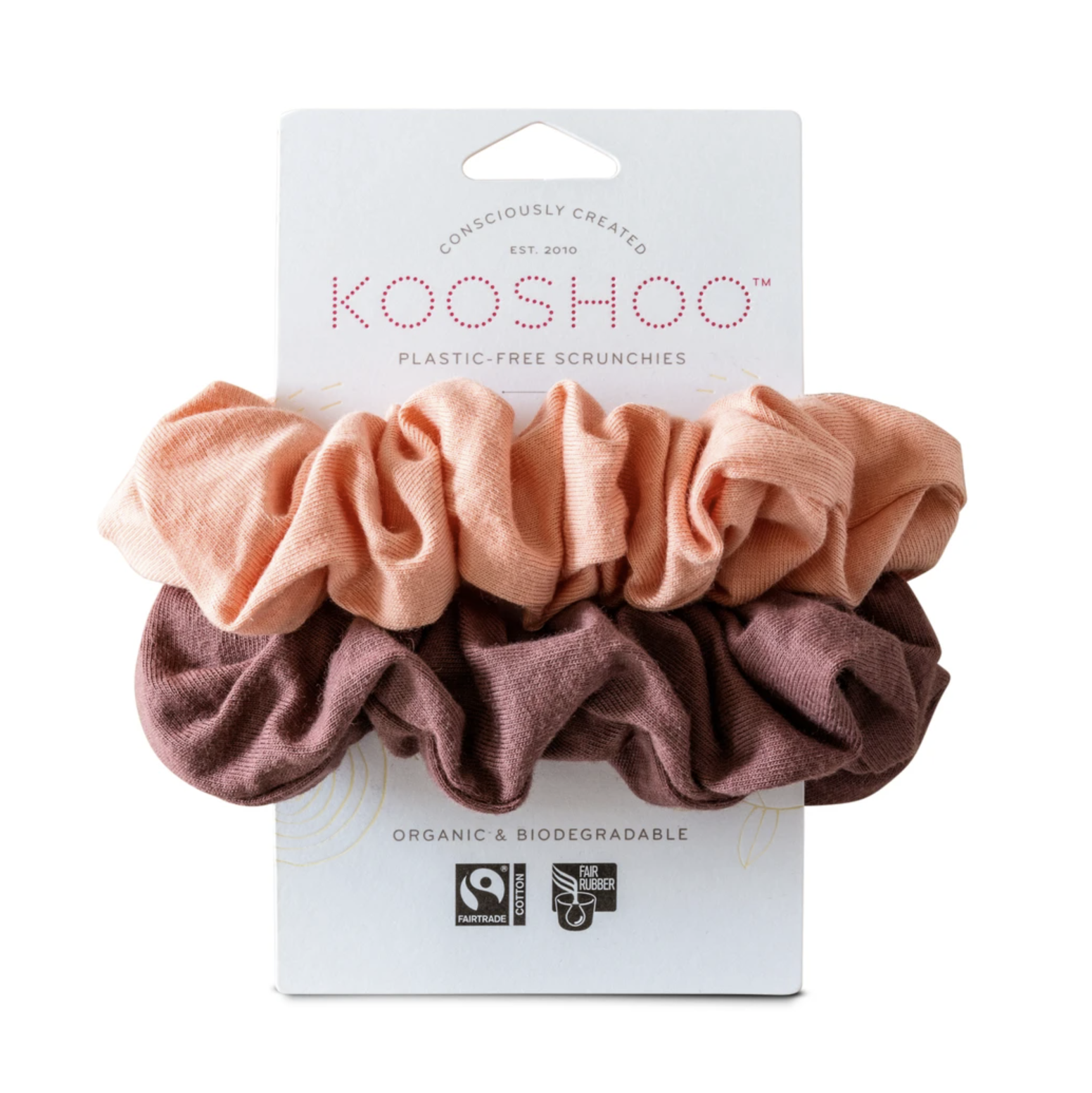 Scrunchies 2pk - KOOSHOO Organic - Here and There Makers