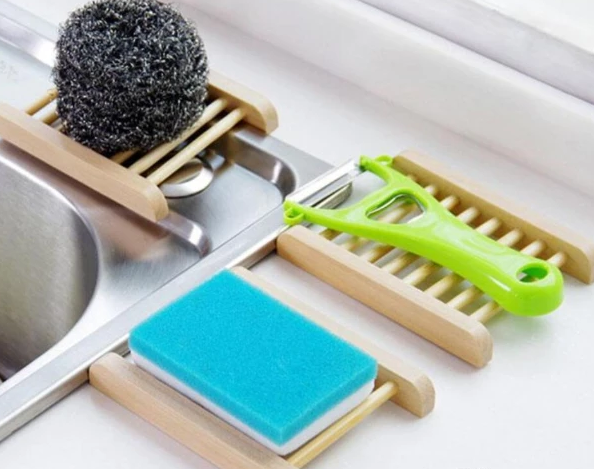 Soap Tray Natural Bamboo - Here and There Makers