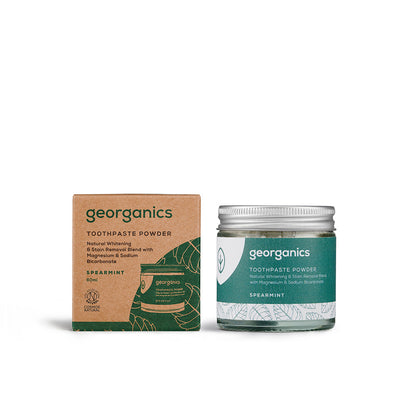 Georganics Natural Tooth Powder Spearmint 60g