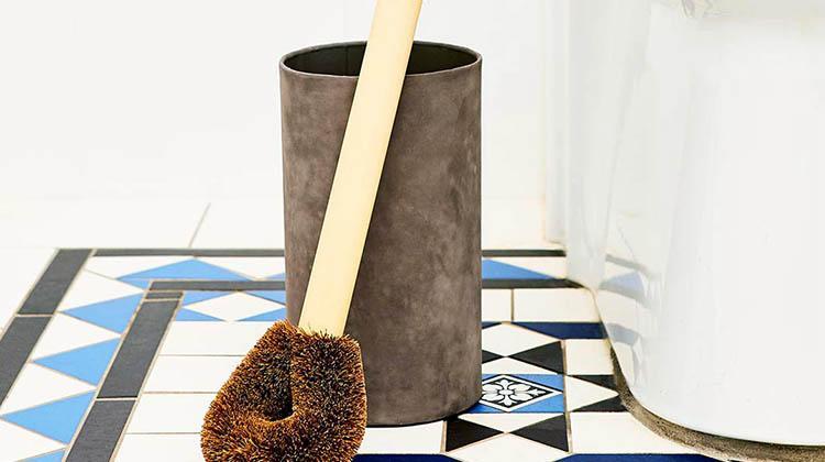 Toilet Brush Holder Paper Pottery - Here and There Makers