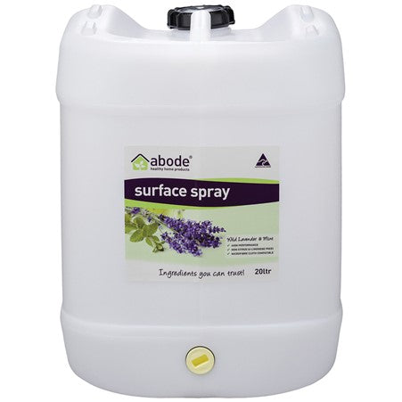 Abode Surface Spray Wild Lavender & Mint Bottles