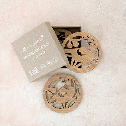 Bamboo Coasters Set of 4 - Earth Greetings