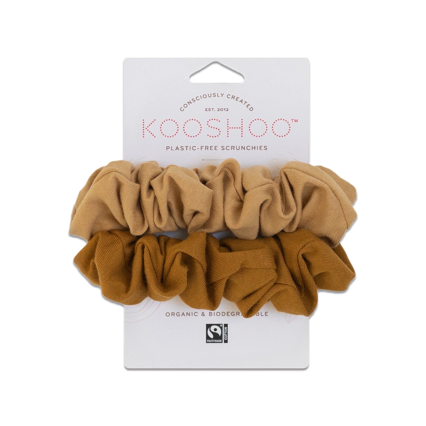 Scrunchies 2pk - KOOSHOO Organic - Here and There Makers