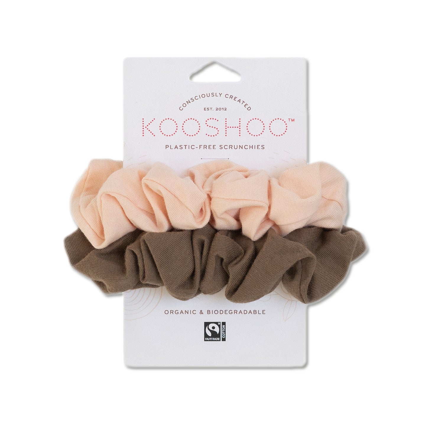 Scrunchies 2pk - KOOSHOO Organic - Here and There Makers