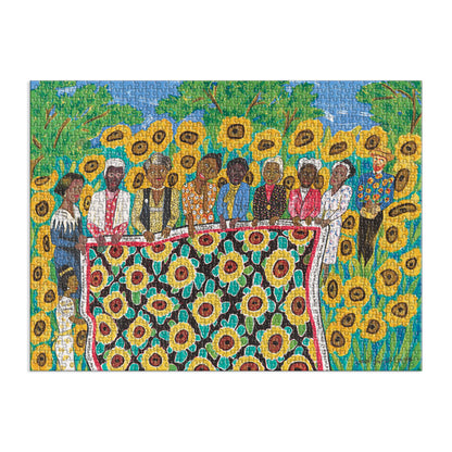 Galison 1000 Pc Puzzle – Sunflower Quilting Bee