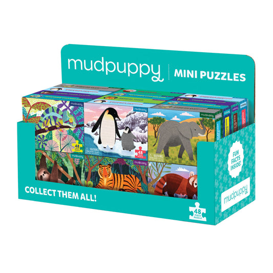 Mudpuppy 48 pc Mini Puzzles - Animals