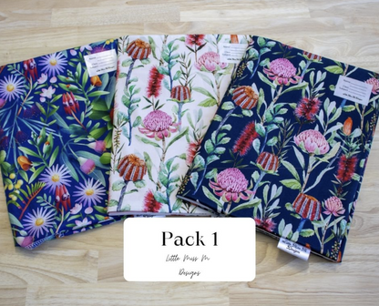 School and Notebook Book Covers 3 Pack