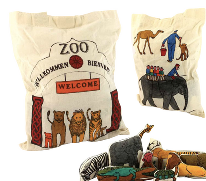 Fair Trade Bag of Soft Toys - Zoo Animals
