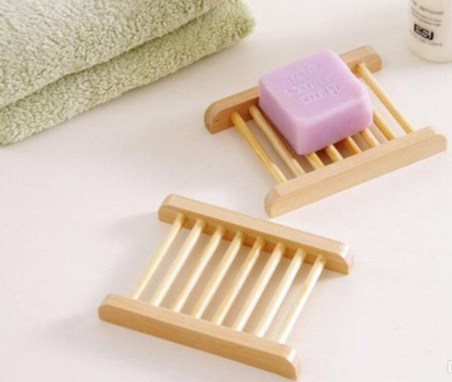 Soap Tray Natural Bamboo - Here and There Makers