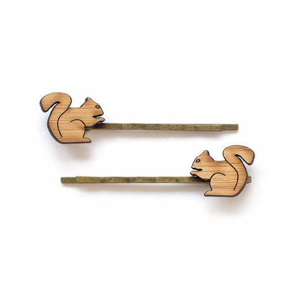 Hair Pins One Happy Leaf - 10% off sale - Here and There Makers