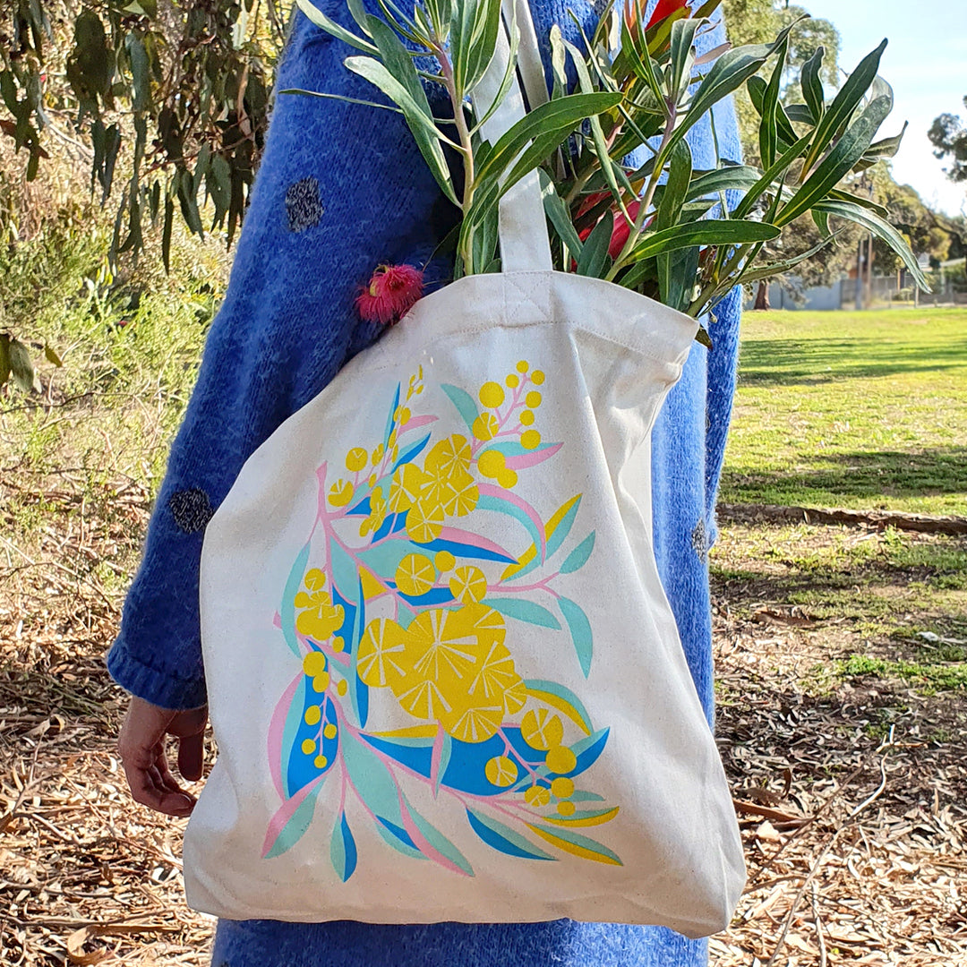 Tote Bag Organic Cotton - Here and There Makers