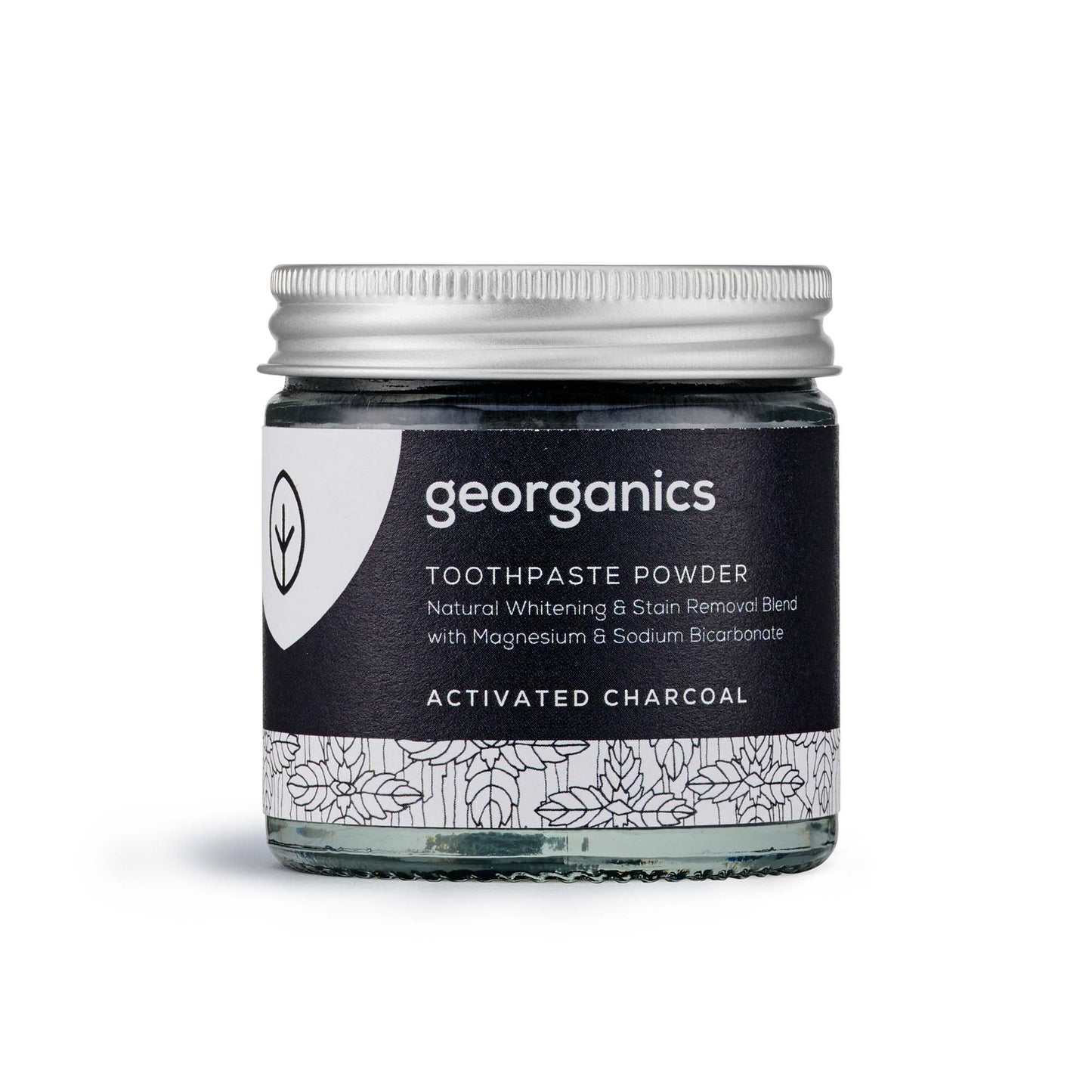 Georganics Natural Tooth Powder Activated Charcoal 60g