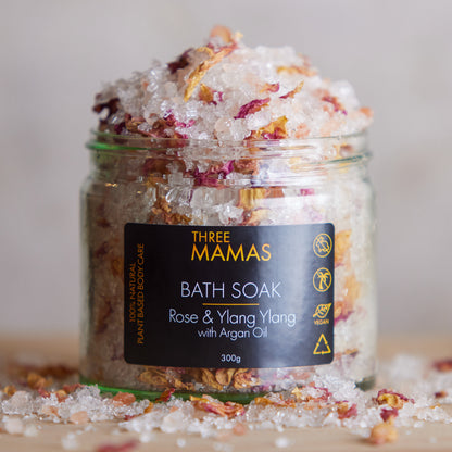 Bath Soak Argan Oil With Rose & Ylang Ylang