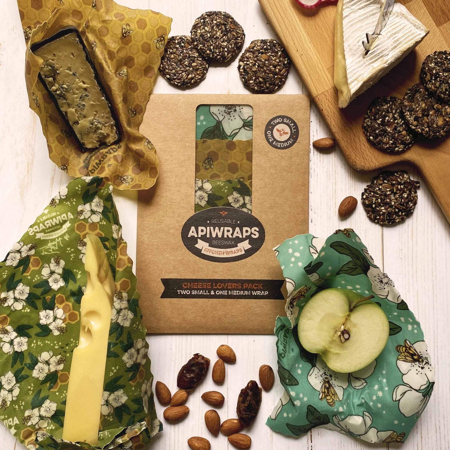 Apiwraps Beeswax Wraps Cheese Lovers