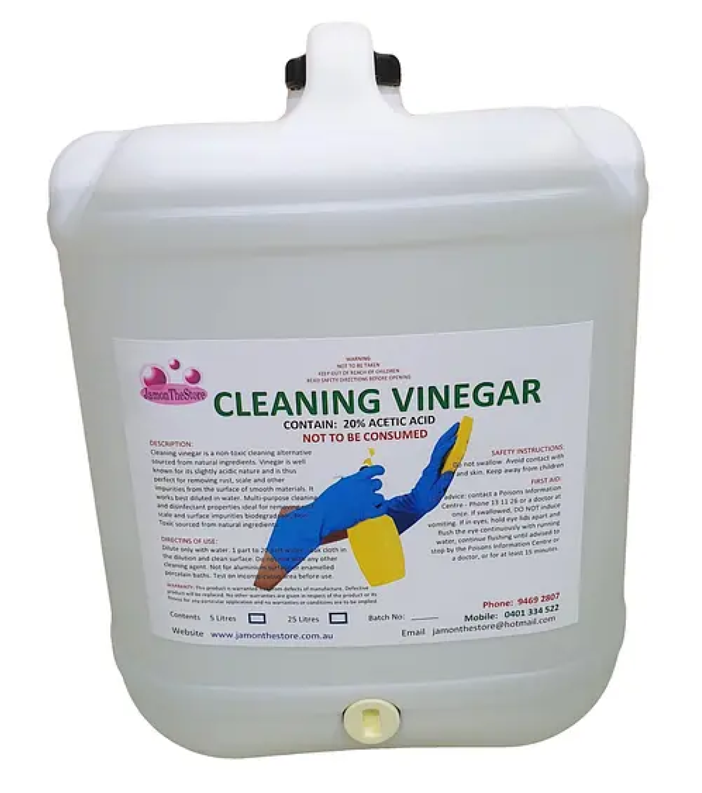 Cleaning Vinegar Bottles
