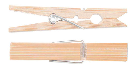 Clothes Pegs Bamboo Pack of 20 - Here and There Makers