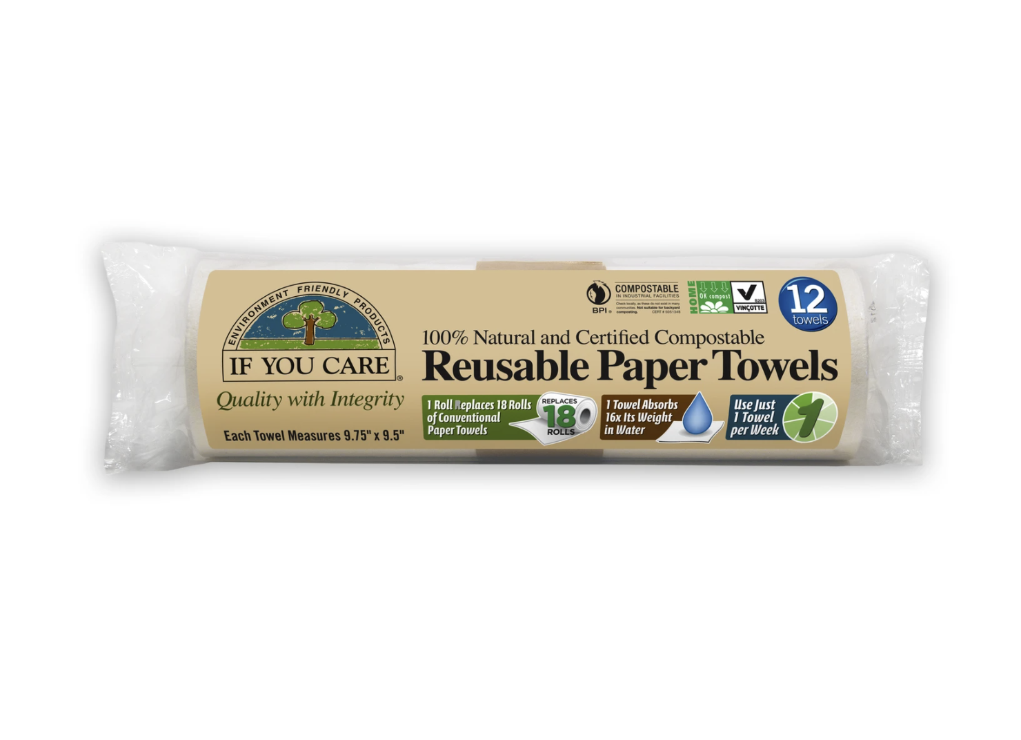 Reusable Paper Towels 12 Sheets - Here and There Makers