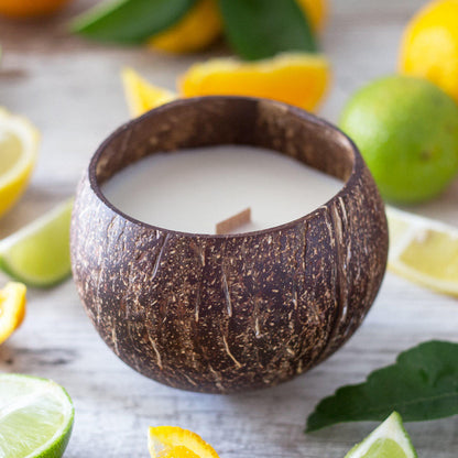Coconut Shell Soy Candles