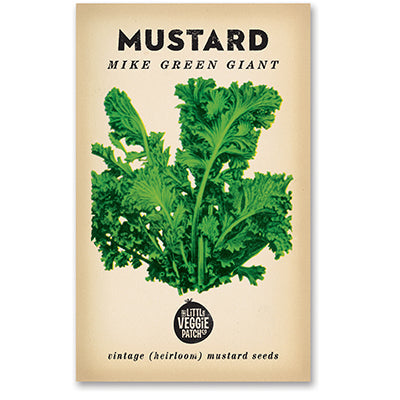 Mustard “Lime Streaks” Heirloom Seeds