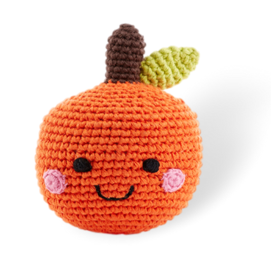 Friendly Fruit Rattle - Orange