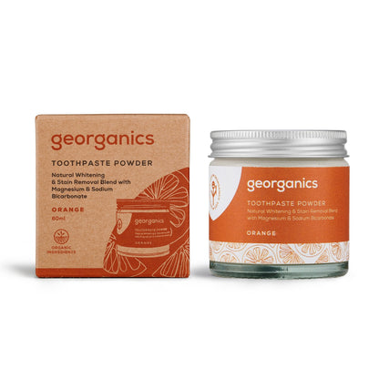 Georganics Natural Tooth Powder Orange 60g